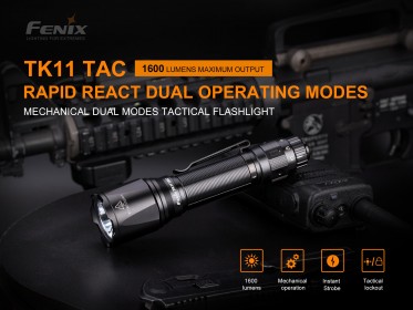 Taktikai LED elemlámpa Fenix TK11 TAC